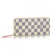 Load image into Gallery viewer, N61264 Clemence Wallet Damier Azur Canvas
