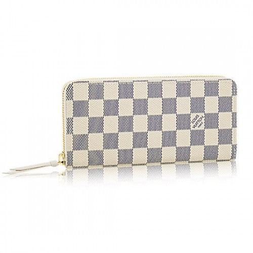 N61210 Clemence Wallet Damier Azur Canvas