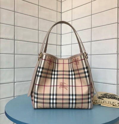 Burberry Small Canter Bag with Equestrian Saddle Straps. B344421