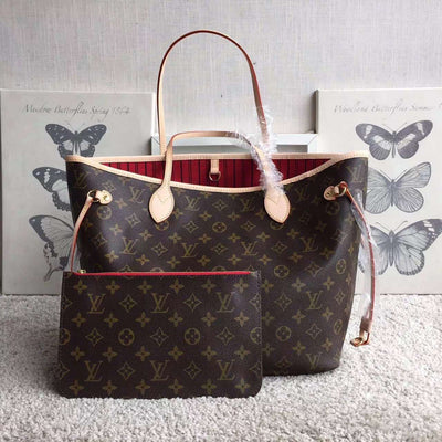 M40995 NEVERFULL MONOGRAM CANVAS BAGS.