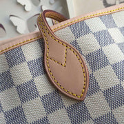 M40159 NEVERFULL MM BAG, WHITE DAMIER CHECKER