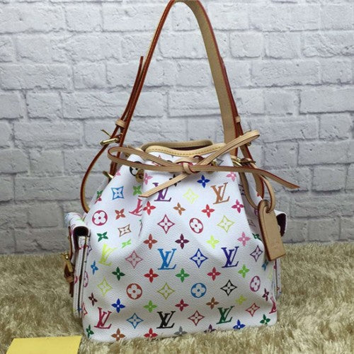 M42229 Petit Noe Shoulder Bag Monogram Multicolore Canvas