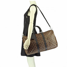 Load image into Gallery viewer, M56711 Keepall Bandouliere 45 Duffel Bag Monogram Macassar Canvas
