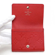 M58457 Business Card Holder Monogram Empreinte Leather