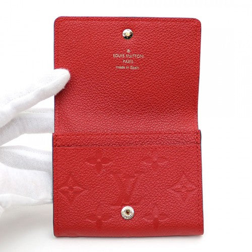 M58457 Business Card Holder Monogram Empreinte Leather