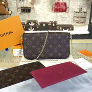 M61276 Pochette Felicie Chain Wallet Monogram Canvas