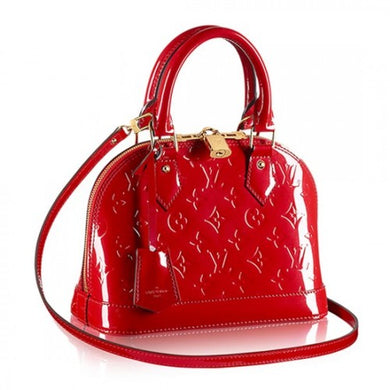 Louis Vuitton Alma BB Monogram Vernis Tote Bag 