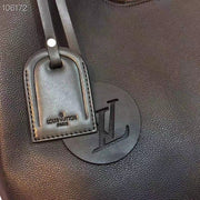 LOUIS VUITTON M52950 LV CARMEL HOBO BAG MAHINA LEATHER BLACK