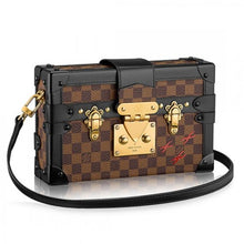 Load image into Gallery viewer, N41003 Petite Malle Crossbody Bag Damier Ebene Canvas
