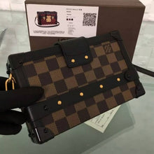 Load image into Gallery viewer, N41003 Petite Malle Crossbody Bag Damier Ebene Canvas
