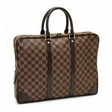 Load image into Gallery viewer, N41124 Porte-Documents Voyage Briefcase Damier Ebene Canvas
