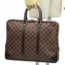 Load image into Gallery viewer, N41124 Porte-Documents Voyage Briefcase Damier Ebene Canvas
