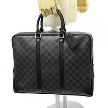 Load image into Gallery viewer, N41125 Porte-Documents Voyage Briefcase Damier Graphite Canvas
