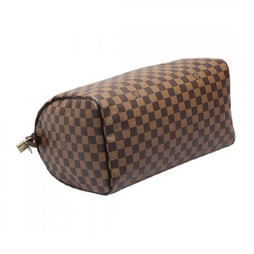 Louis Vuitton Speedy 35 Damier Ebene Canvas Tote Bag