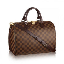 Load image into Gallery viewer, Louis Vuitton&#39;s Damier Ebene Canvas Speedy 30 Handbag
