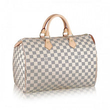 Load image into Gallery viewer, N41369 Speedy 35 Tote Bag Damier Azur Canvas
