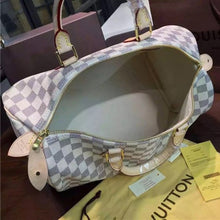 Load image into Gallery viewer, N41369 Speedy 35 Tote Bag Damier Azur Canvas
