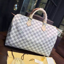 Load image into Gallery viewer, N41369 Speedy 35 Tote Bag Damier Azur Canvas
