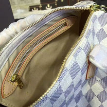 Load image into Gallery viewer, N41374 Speedy Bandouliere 25 Tote Bag Damier Azur Canvas
