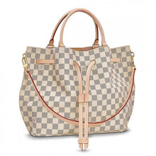 Load image into Gallery viewer, Best Louis Vuitton Damier Azur Canvas Girolata Tote Bag 
