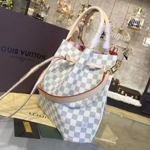 Load image into Gallery viewer, N41579 Girolata Tote Bag Damier Azur Canvas
