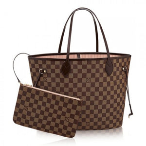 Neverfull MM Shoulder Bag Damier Ebene Canvas