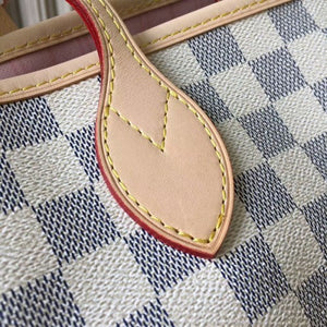 N41605 Neverfull MM Shoulder Bag Damier Azur Canvas