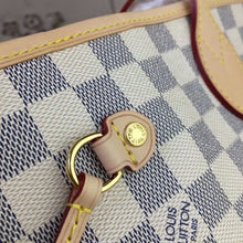 Load image into Gallery viewer, N41605 Neverfull MM Shoulder Bag Damier Azur Canvas
