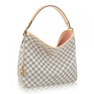 N41607 Delightful MM Hobo Bag Damier Azur Canvas