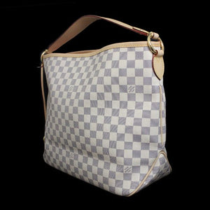 N41607 Delightful MM Hobo Bag Damier Azur Canvas