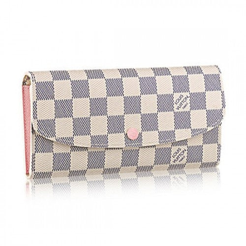 N41625 Emilie Wallet Damier Azur Canvas