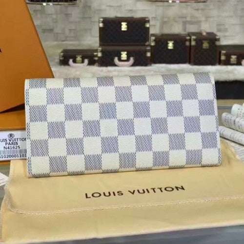 N41625 Emilie Wallet Damier Azur Canvas