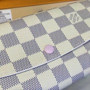 N41625 Emilie Wallet Damier Azur Canvas