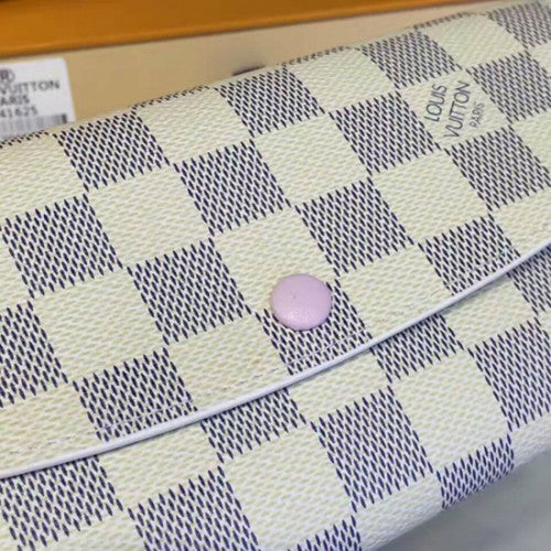 N41625 Emilie Wallet Damier Azur Canvas