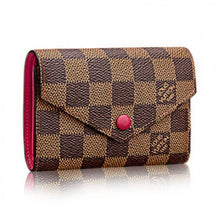 Load image into Gallery viewer, N41659 Victorine Wallet Damier Ebene Canvas
