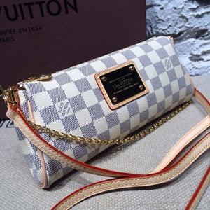 N55214 Eva Clutch Damier Azur Canvas