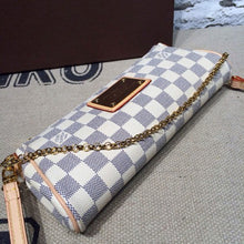 Load image into Gallery viewer, N55214 Eva Clutch Damier Azur Canvas
