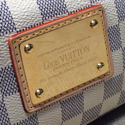 N55214 Eva Clutch Damier Azur Canvas