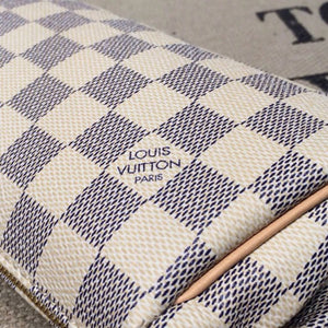 N55214 Eva Clutch Damier Azur Canvas