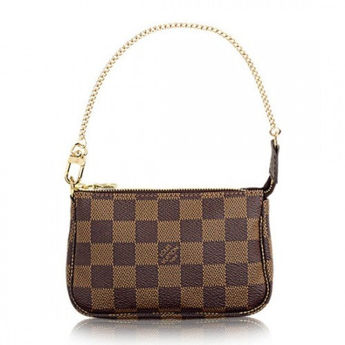 N58009 Mini Pochette Accessoires Damier Ebene Canvas