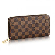 Load image into Gallery viewer, N60015 Zippy Wallet Damier Ebene Canvas
