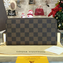 Load image into Gallery viewer, N60015 Zippy Wallet Damier Ebene Canvas
