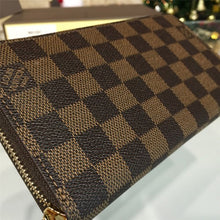 Load image into Gallery viewer, N60015 Zippy Wallet Damier Ebene Canvas
