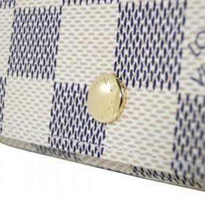 N60020 4 Key Holder Damier Azur Canvas