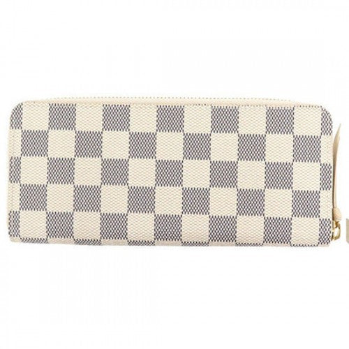 N61210 Clemence Wallet Damier Azur Canvas