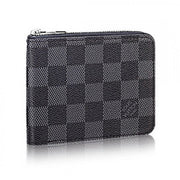 N61258 Zippy Compact Wallet Damier Graphite Canvas