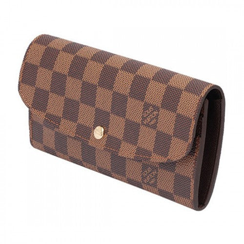 N63019 Emilie Wallet Damier Ebene Canvas