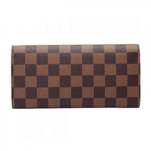 N63019 Emilie Wallet Damier Ebene Canvas