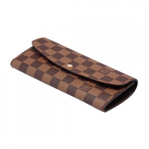 N63019 Emilie Wallet Damier Ebene Canvas