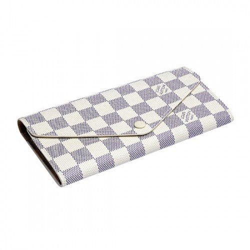 N63545 Josephine Wallet Damier Azur Canvas